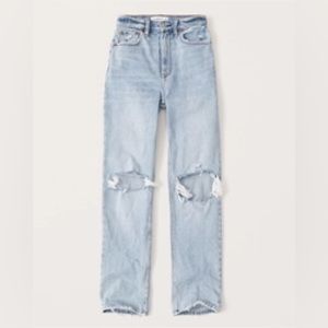 90s Straight Ultra High Rise Abercrombie Jeans